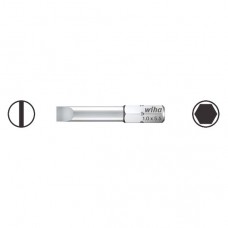 Wiha Standard Bit - Slotted - Style C 6.3. - 4.5 mm - 01609